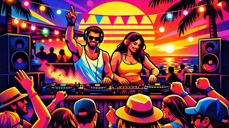 beach party DJ