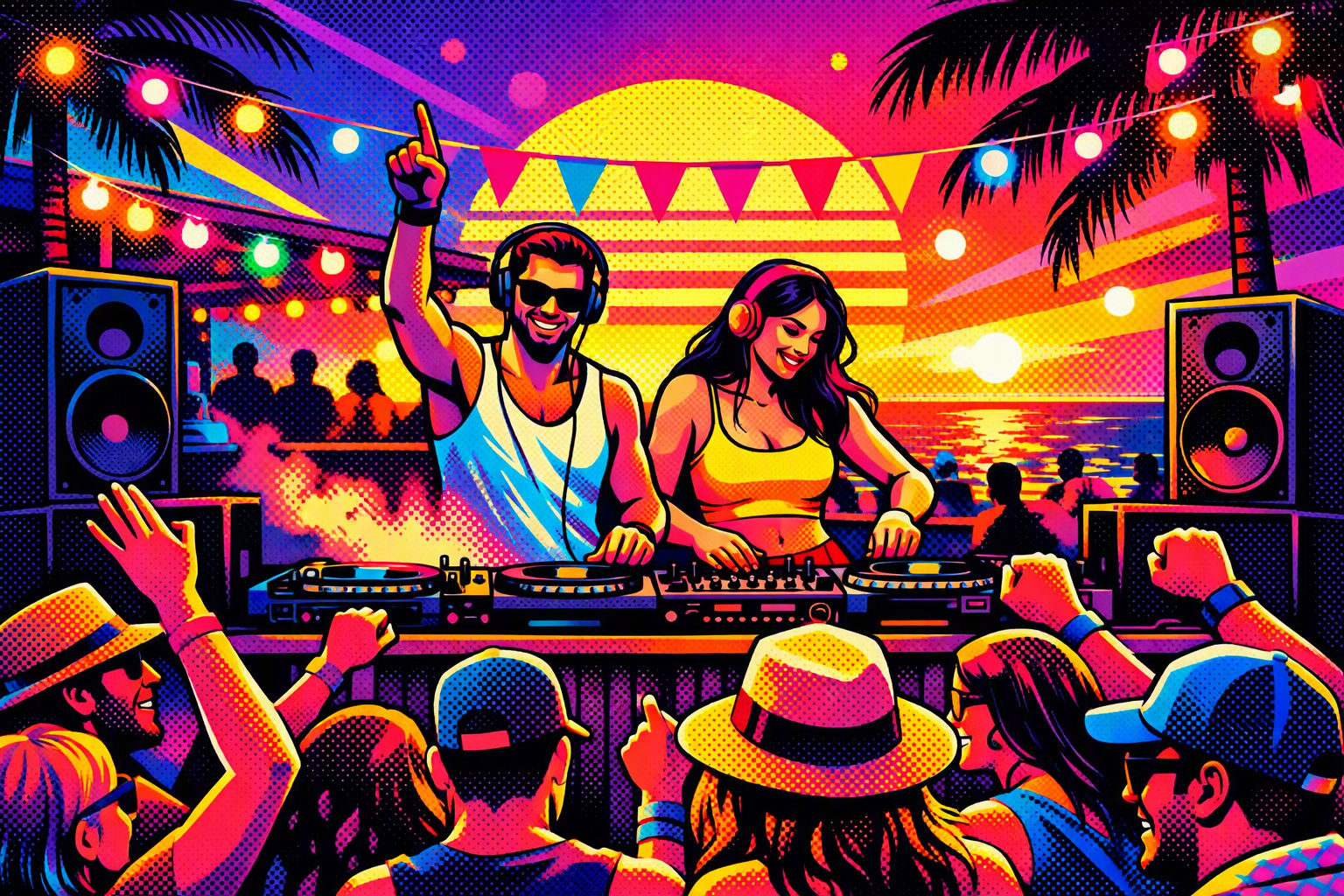 beach party DJ